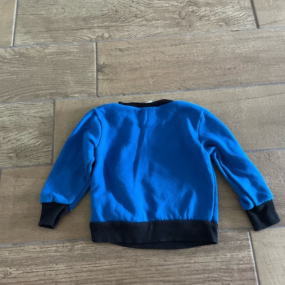 Disney Baby Blue and Black Mickey Mouse Sweatshirt 12 months - Picture 3 of 4